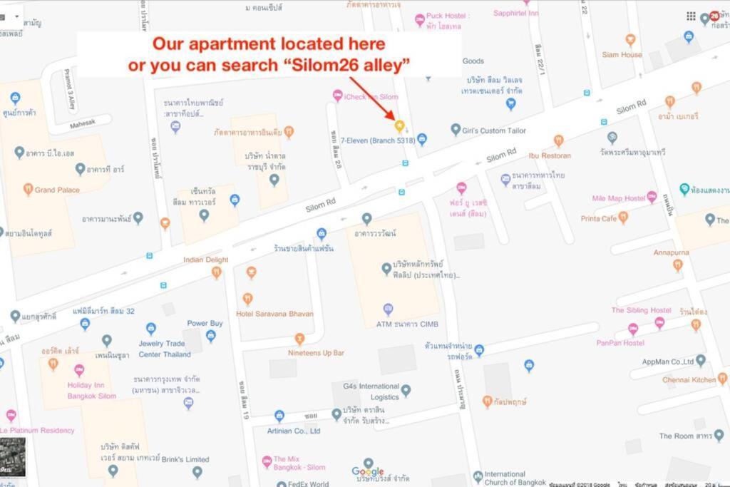 S1 Large Duplex Silom 3 Beds, Full Kitchen Wifi Apartment Bangkok Exterior foto